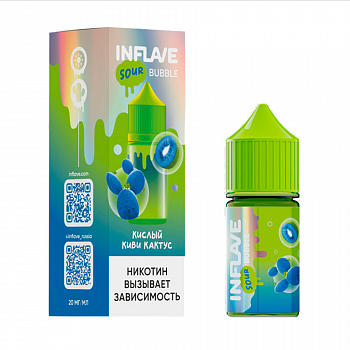 Ар INFLAVE BUBBLE SALT "Кислый Киви Кактус" 30-20